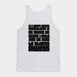 Be Kind Always Tank Top